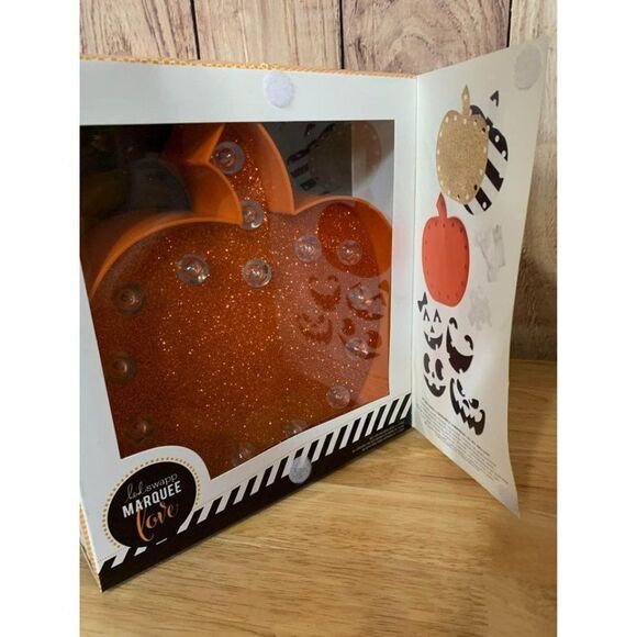 Heidi Swapp Marquee Love Halloween Kit-Pumpkin Brand New - Picture 3 of 6